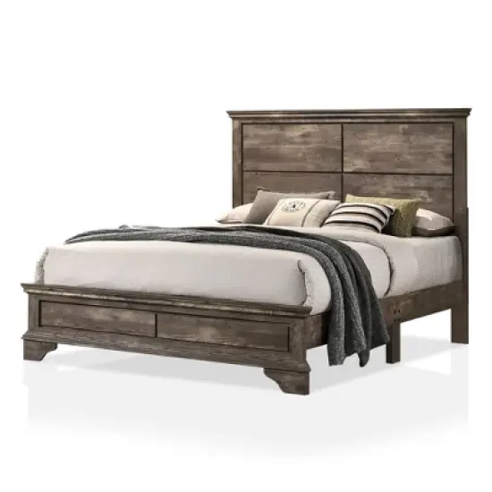 6pc Jacobia Rustic Bedroom Set Gray - HOMES: Inside + Out image {8}