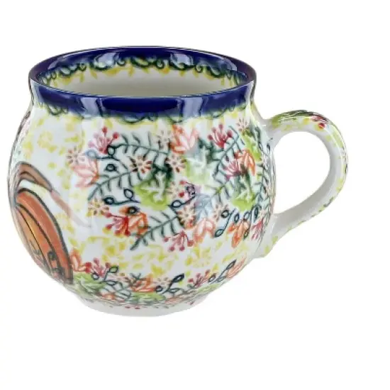 Blue Rose Polish Pottery 455 Vena Bubble Mug image {14}