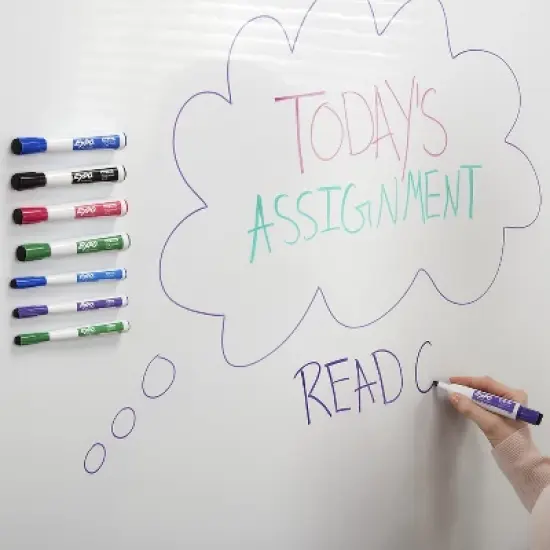 EXPO Magnetic Dry Erase Marker Chisel Tip Assorted 8/Pack 1944741 image {2}