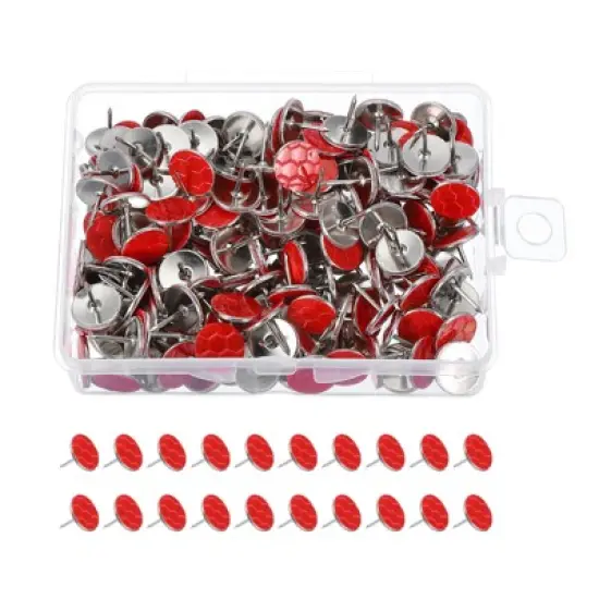 Unique Bargains Hiking Hunting Camping Trail Marking Glow Reflective Tacks 200 Pcs image {4}