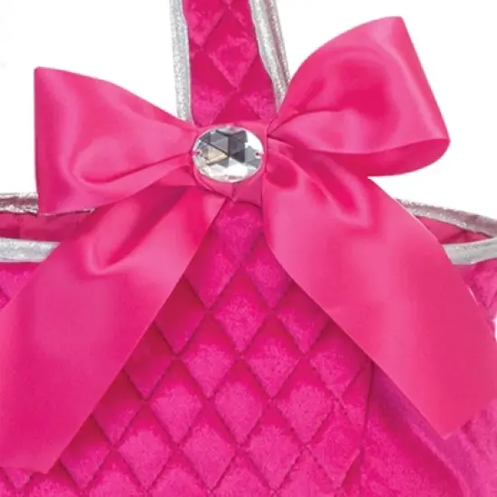 Sophia&rsquo;s Quilted Tote Bag Doll Carrier with Pockets, Hot Pink image {3}