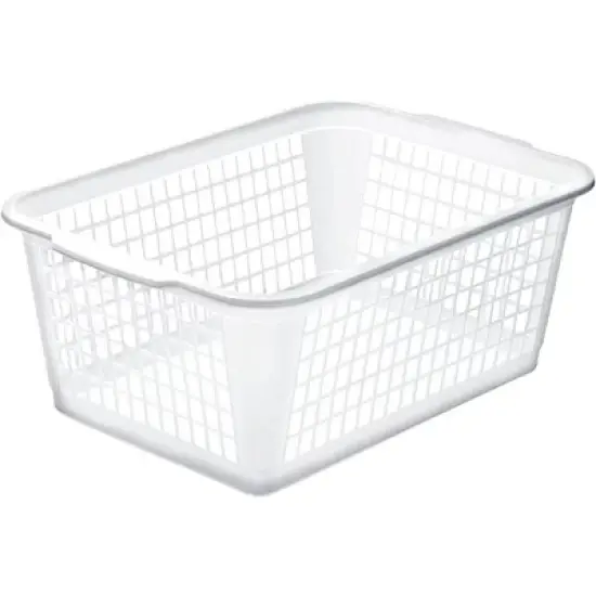 YBM HOME Plastic Perforated Storage Basket Bin Office Drawer, Shelf Desktop CountertopTray Organizer 32-1184 image {3}