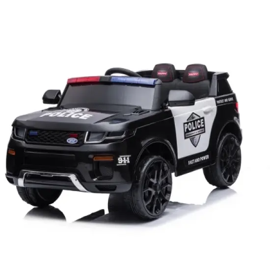 Nasitip Kids Ride On Police Car, 12V Electric Truck for Toddlers, Battery Powered Ride On Toy with Remote Control image {8}