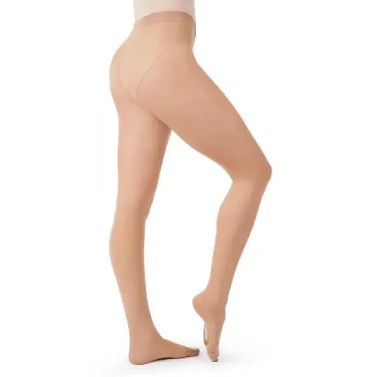 Capezio Ultra Soft Self Knit Waistband Transition Tight - Girls & Toddler image {10}