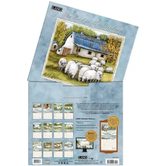 Lang 2024 Wall Calendar 24"x12" The Lord Is My Shepherd image {3}
