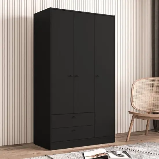 Denmark 3 Door and 2 Drawer Wardrobe - Chique image {7}