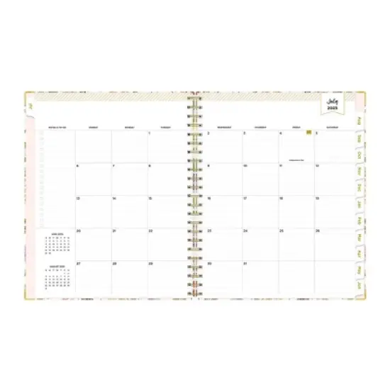 Day Designer 8.5"x11" 2025-2026 Weekly/Monthly Wirebound Teacher Lesson Planner Clipboard Hardcover Butterfly Garden, Teacher Supplies image {5}