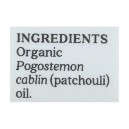 Aura Cacia - Organic Patchouli - 0.25 fl oz image {1}