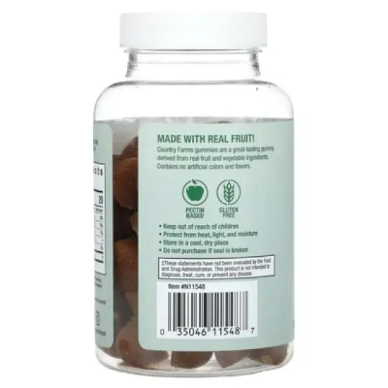 COUNTRY FARMS Apple Cider Vinegar Gummies, Reduce Bloat & Water Weight, Naturally Alkalizing, Supports Healthy Digestion, Natural & Delicious, Dietary image {2}