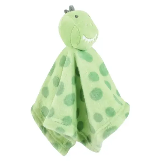 Hudson Baby Infant Boy Plush Blanket with Security Blanket, Trex, One Size image {3}