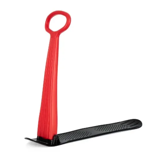 Slippery Racer Kid's Lightweight Compact Foldable Cold Resistant Downhill Outdoor Winter Ski Scooter Snow Sled for Children 4 Years and Up image {6}