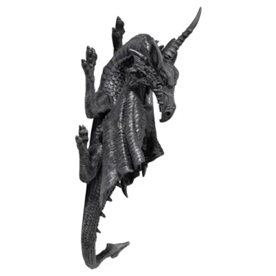 Design Toscano Horned Dragon of Devonshire Wall Sculpture: Set of Two image {5}
