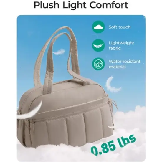 Gym Bag, Duffle Bag for Travel with Wet Pocket, Lightweight Carry on Weekender Duffel, Water Resistant image {6}