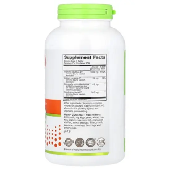 NutriBiotic Immunity,  Meta-C&reg; , 250 Vegan Tablets image {1}