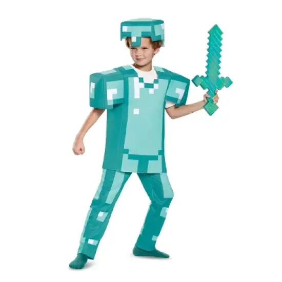 Mojang Synergies AB Minecraft Diamond Sword Costume Weapons Chrome Finish image {4}