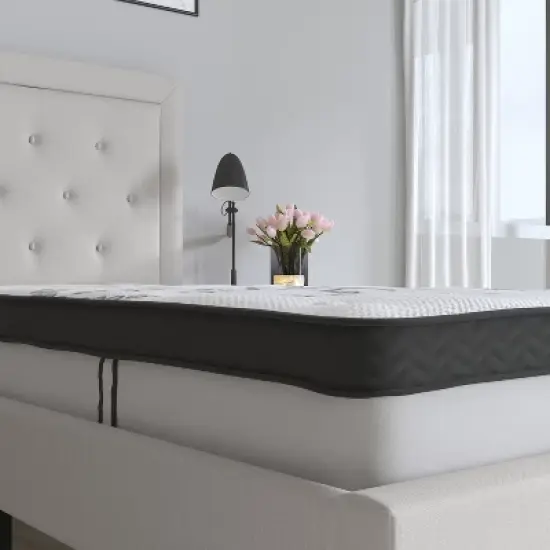 Merrick Lane 10 Inch Hybrid Mattress CertiPUR-US Certified Foam & Pocket Spring Mattress in a Box image {9}