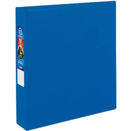 Avery Heavy-Duty Binder, 1-1/2" One-Touch Rings, 400-Sheet Capacity, DuraHinge, Blue (79885) image {8}