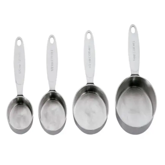 Cuisipro Stainless Steel Measuring Cup Set, 4 Piece image {6}