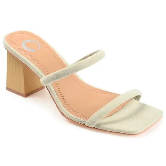 Journee Collection Womens Henrietta Tru Comfort Foam Open Square Toe Block Heel Sandals image {13}