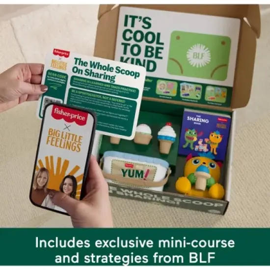Fisher-Price Big Little Feelings Sharing Kit: Set of Toys & Tips for Toddlers & Kids image {4}