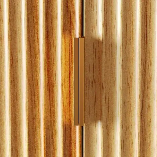 FUFU&GAGA Large-Capacity Pantry Cabinet,Food Storage Pantry with Drawers,Farmhouse Kitchen Hutch,Adjustable Shelves,Cupboard for Kitchen Organization image {8}