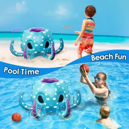 iPlay, iLearn Pool Wave Kids Octopus Pool Toys image {1}