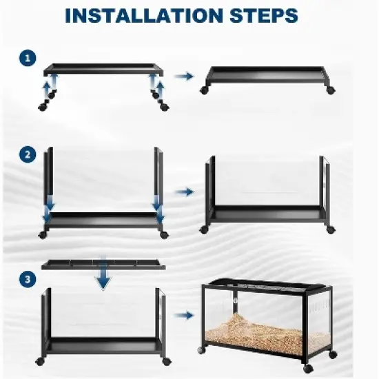 Hamster Cage Chewproof, Large Hamster Cages and Habitats with Stackable Design, Openable Top, Small Animal Habitats for Gerbil Mouse image {5}