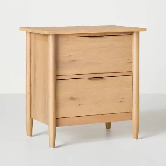 2-Drawer Wood Nightstand - Hearth & Hand&trade; with Magnolia image {8}
