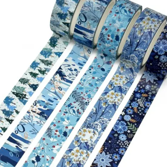 Wrapables Winter Season Washi Set for Arts & Crafts, Scrapbooking, Stationery, Diary image {8}