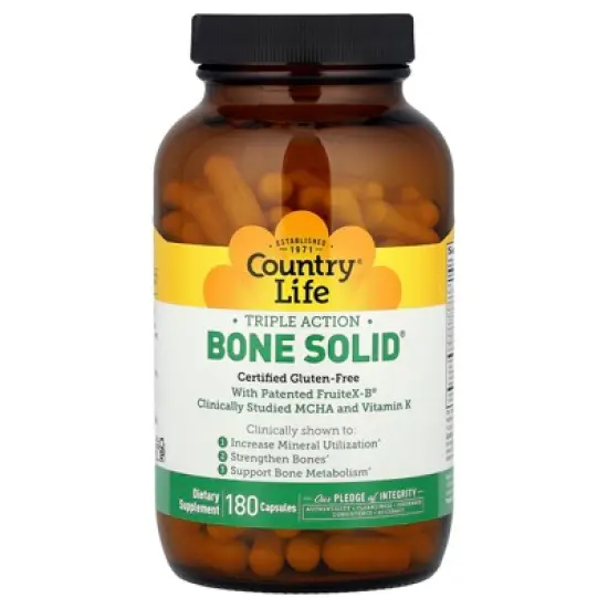 Country Life Triple Action Bone Solid&reg;, 180 Capsules image {2}