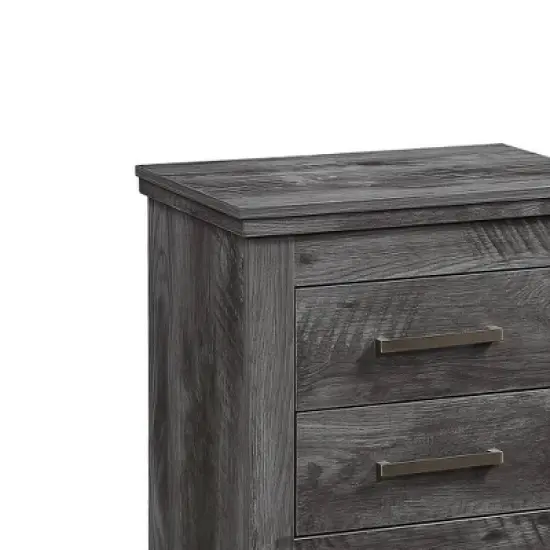 21" Vidalia Nightstand Rustic Gray Oak - Acme Furniture image {2}