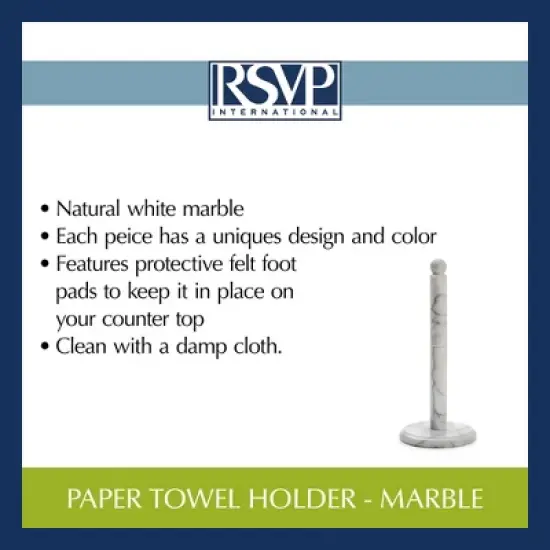 Rsvp Paper Towel Holder - Marble image {8}