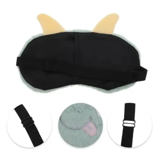 Unique Bargains Portable Monster Sleep Mask Green 1 Pc image {1}
