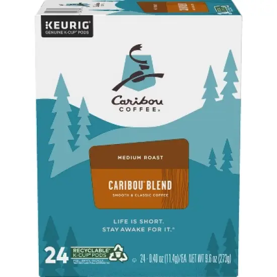 Caribou Coffee Caribou Blend Medium Roast Keurig K-Cup Coffee Pods image {2}
