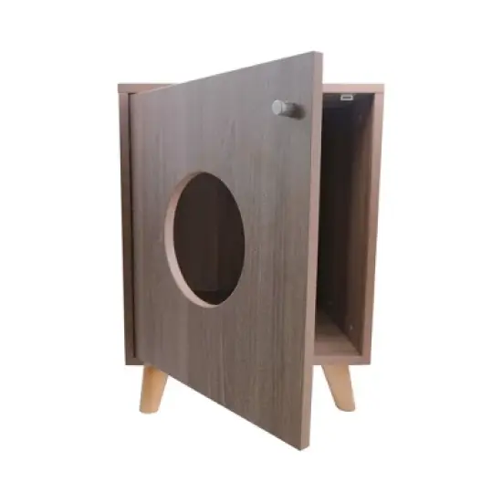 Midlee Hidden Cat Litter Box Furniture Enclosure image {5}