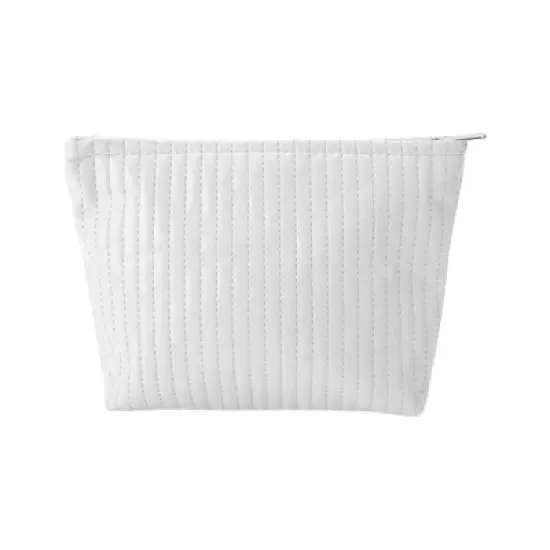 Unique Bargains Simple Vertical Strips Makeup Bag 1 Pc image {9}