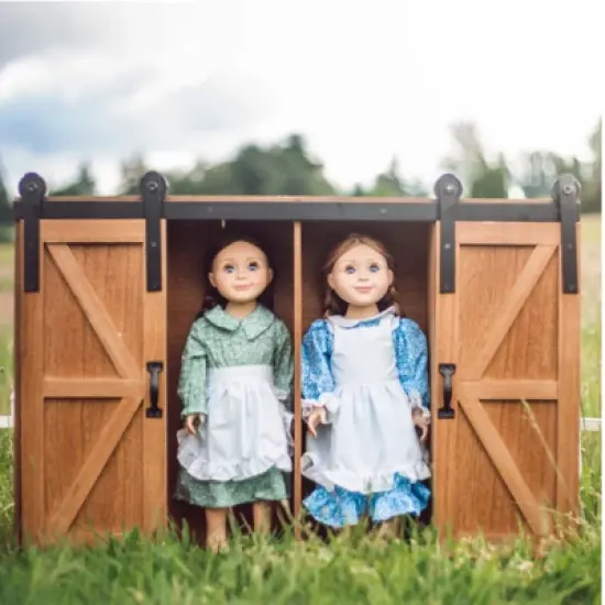 The Queen's Treasures 18 Inch Doll Little House Clothes Storage Trunk image {2}