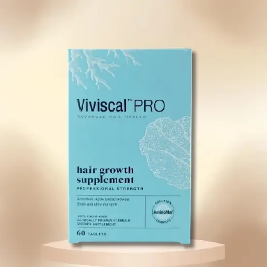 Viviscal PRO Advanced Hair Health PROFESSIONAL STRENGTH Dietary Supplements (60 tablets) AminoMar Marine Complex & Biotin image {2}