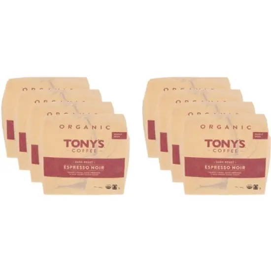 Tony&rsquo;s Coffee Whole Bean Noir Espresso - Case of 8 - 24 oz image {2}