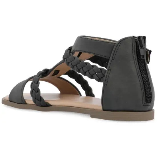 Journee Collection Womens Florence Tru Comfort Foam Gladiator Flat Sandals image {6}