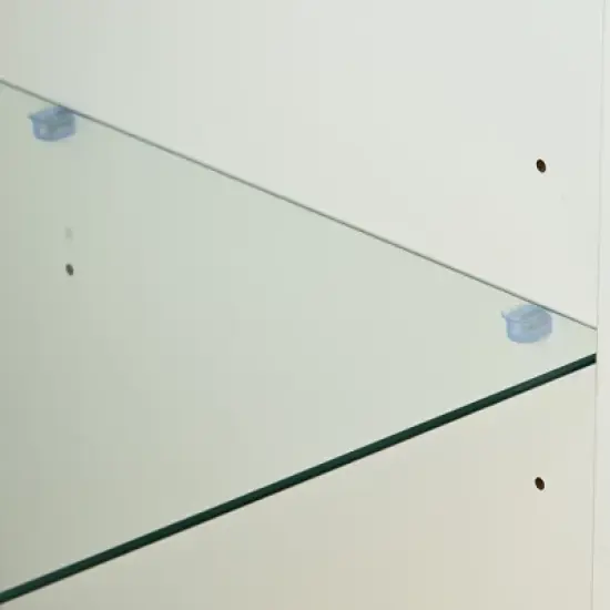 Modern Storage Cabinets with Acrylic Doors and Adjustable Shelves-ModernLuxe image {11}