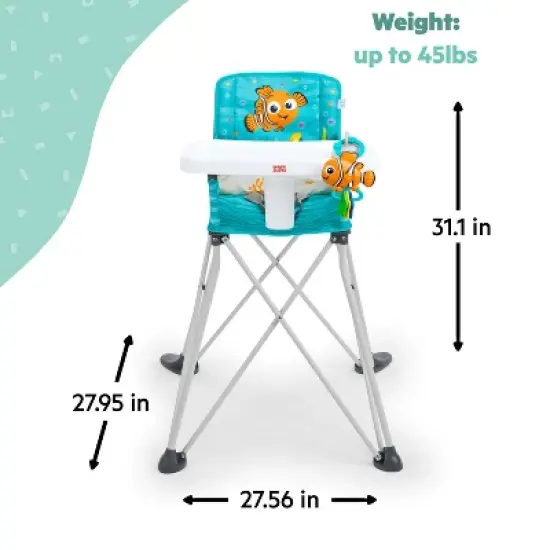 Bright Starts Pop 'N Dine High Chair - Finding Nemo image {2}