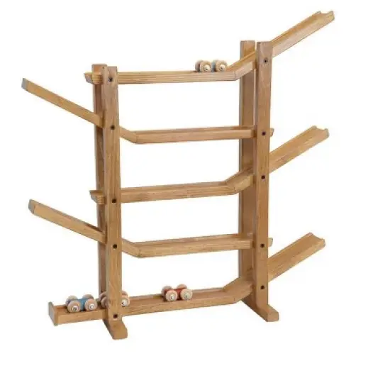 Remley Kids Wooden Car Roller - 4 Cars included image {2}