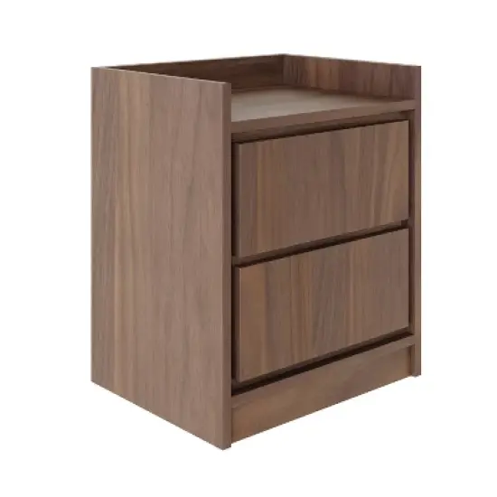 Corsica Swing Door Nightstand Walnut - Eco Dream image {1}