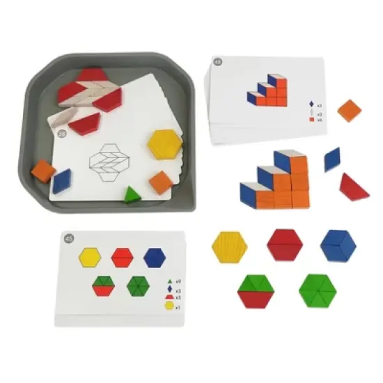 Edx Education Plastic Pattern Blocks image {6}