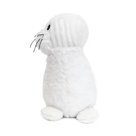 TriAction Toys Les Deglingos Originals Plush Animal | White Seal image {3}