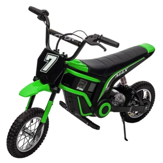 24V Kids Electric Dirt Bike - 350W Motor, 14.2MPH, 3-Speed Modes, Shock Proof, 135Lb Capacity, Ages 8-12 (Perfect Gift!) image {1}