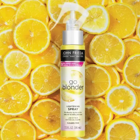 John Frieda Go Blonder Lightening Spray, Hair Lightener with Citrus and Chamomile, Brighter Shade - 3.5 fl oz image {4}