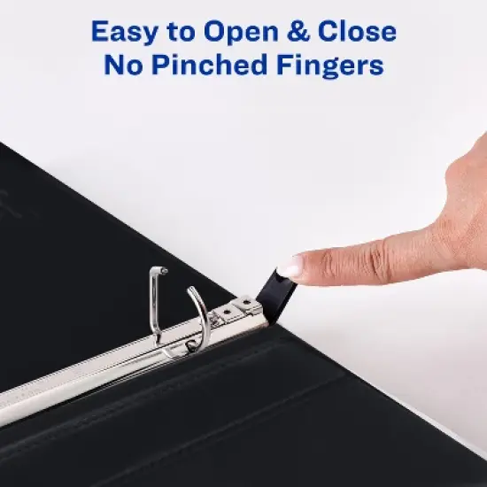 Avery Dual Color Heavy-Duty View Binder, Pool Blue/Lavender, 1" Slant Rings, Holds 250 Sheets (79899) image {5}