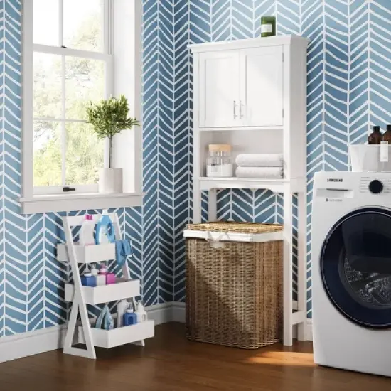 Three Shelf Storage Caddy White - RiverRidge Home image {3}